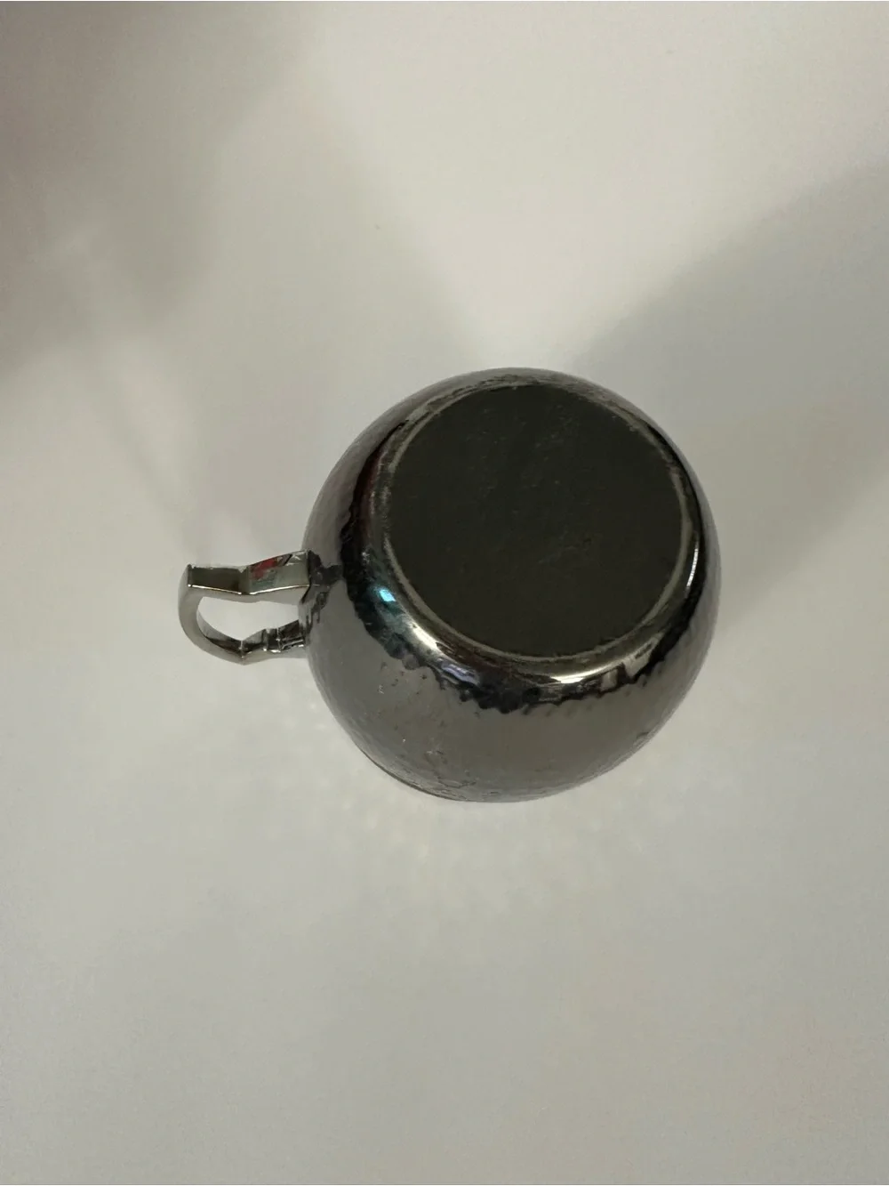 Hammered Stainless Steel Moscow Mule Mug - Gunmetal